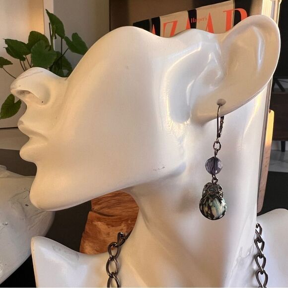 Eclectic Charm Necklace and Earring Set - Picture 4 of 6